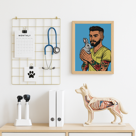 Pocket Patient Radiance fine art print detail showing glossy paper quality and color vibrancy