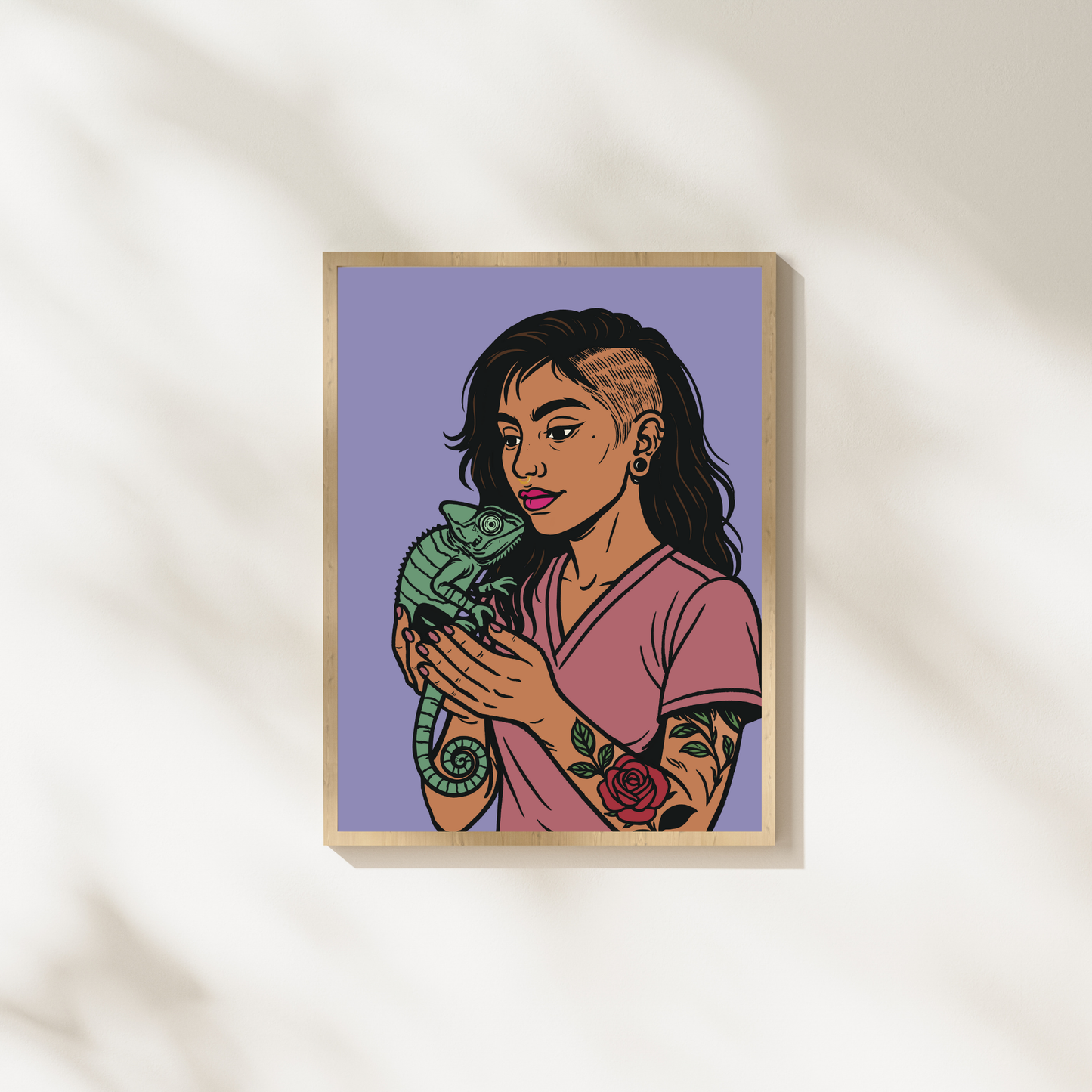 🦎 🌈 Color Shift Brilliance Fine Art Print