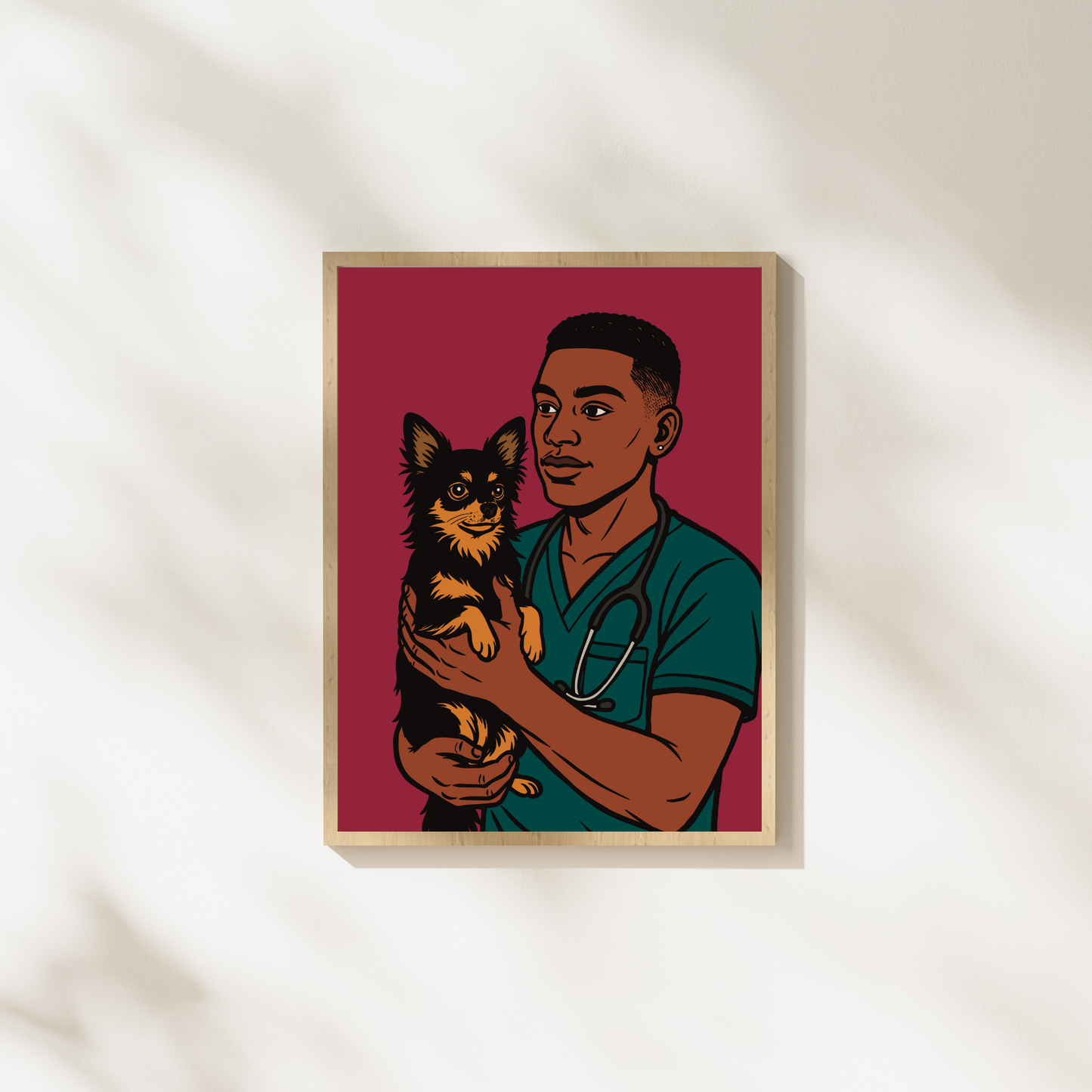 🐕🦺 💛 Small Dog Big Spirit Fine Art Print