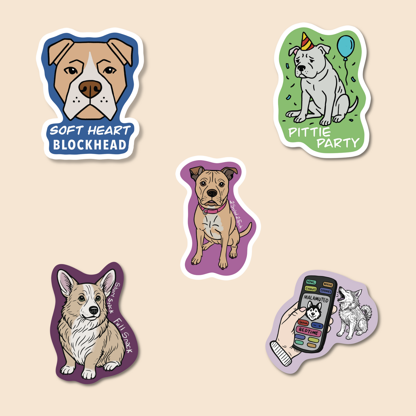 🐾 Veterinary Sticker Bundles – 5 or 10 Packs