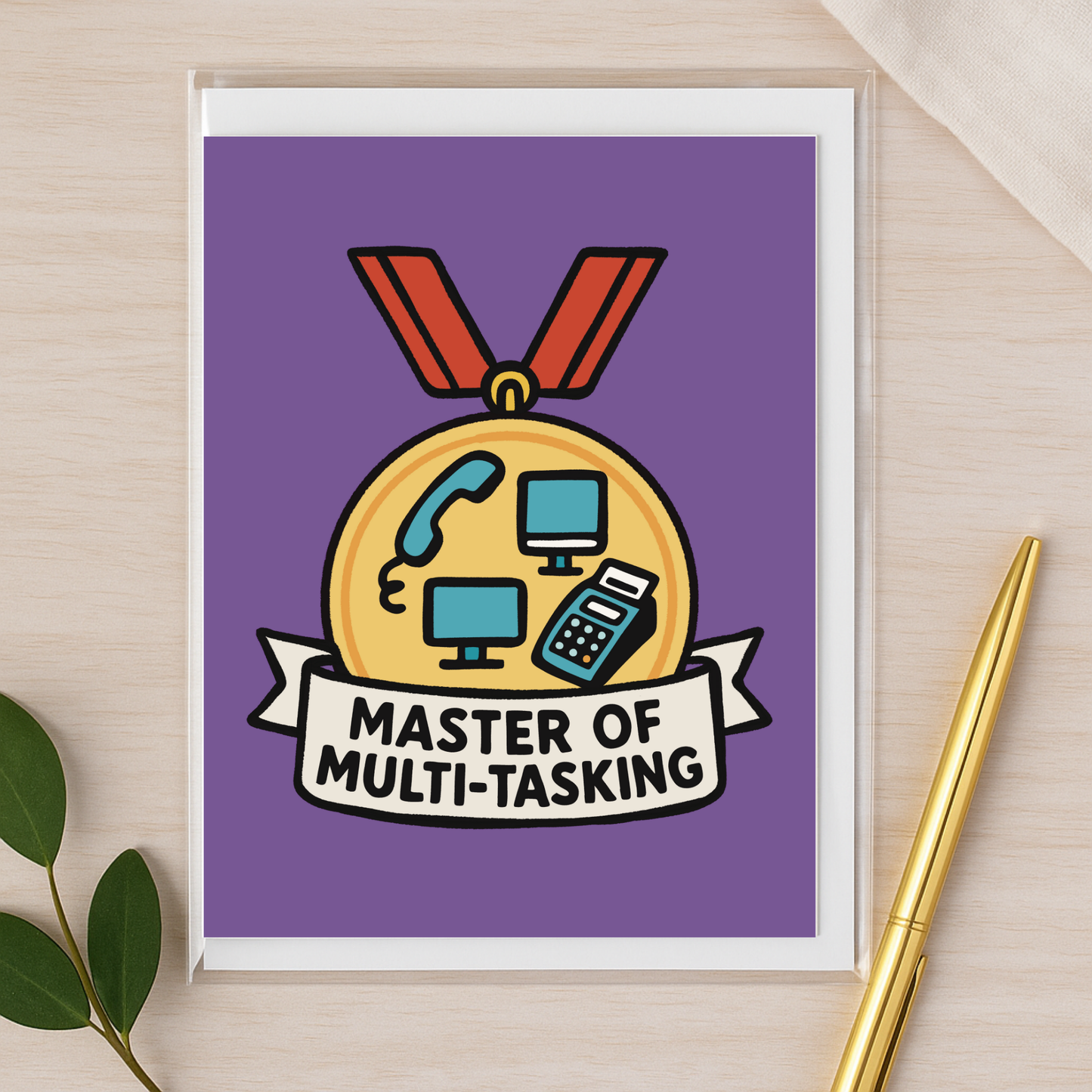 Master of Multi-Tasking – A2 Veterinary Notecard