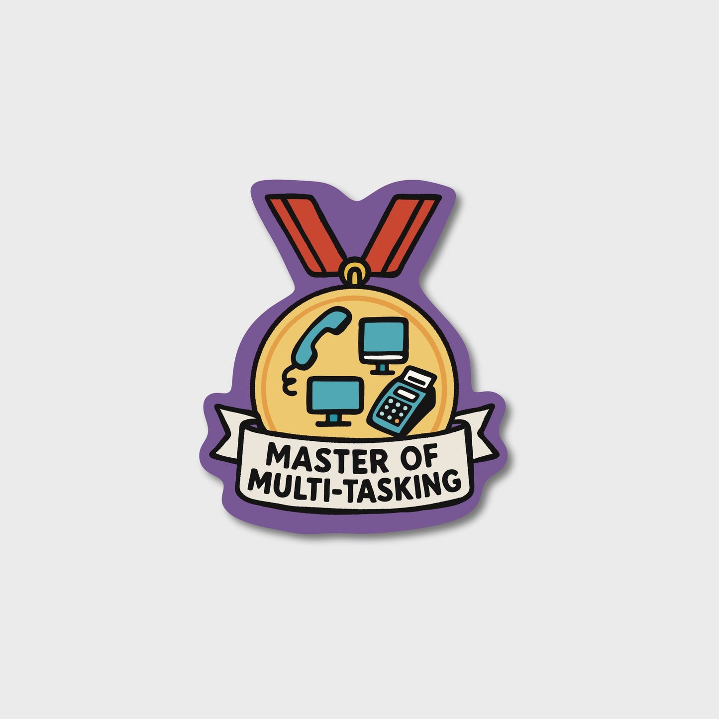 Master of Multi-Tasking – Award Medal Sticker