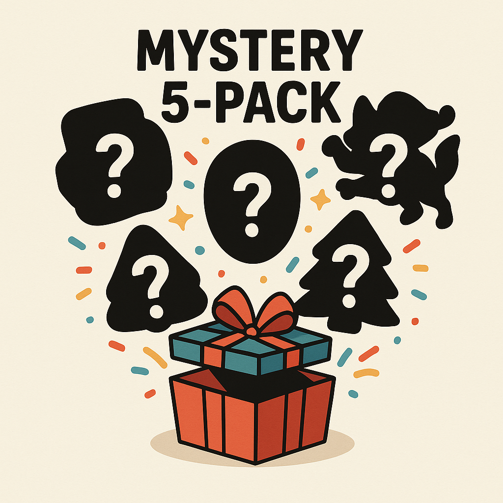 Mystery Sticker 5-Pack – Holiday Edition