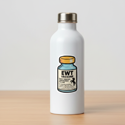 EWT Vaccine – Funny Vet Sticker