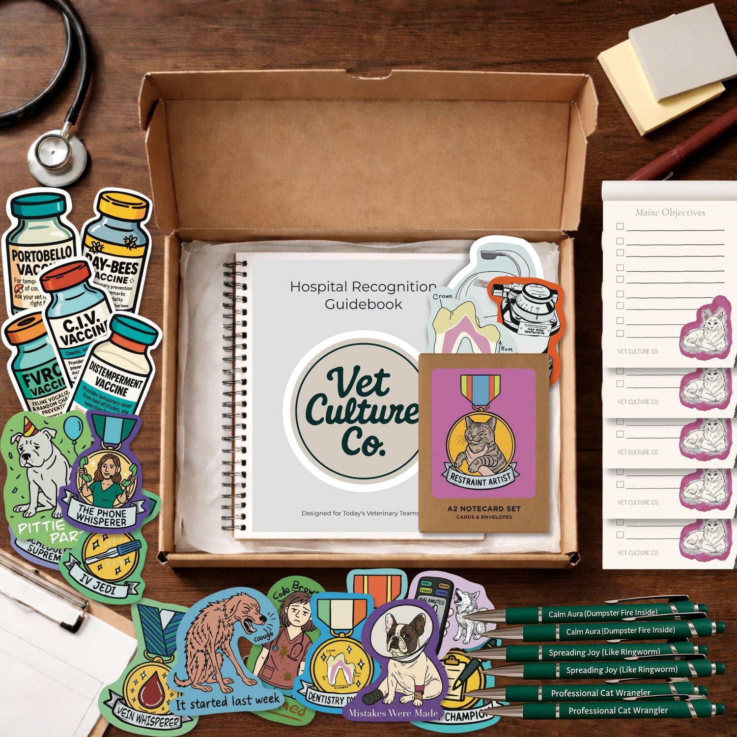 Veterinary practice manager gifts: Hospital Recognition Starter Pack staff appreciation toolkit from Vet Culture Co.