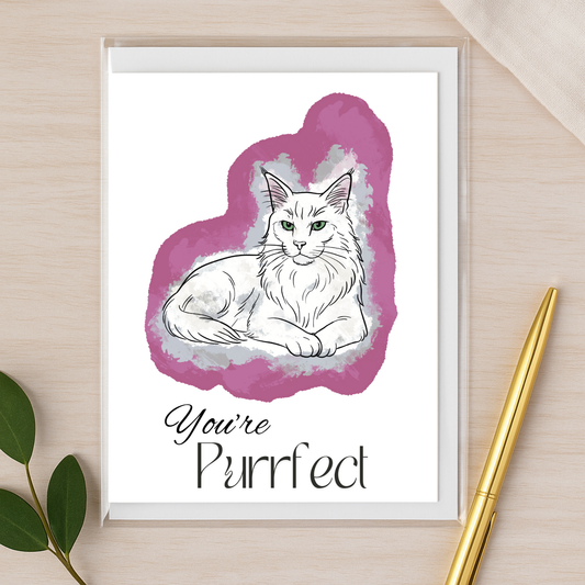 😹 😎 You'Re Purrfect - Notecard Energy