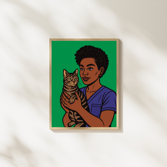 🐈 🩺 Cat Whisperer Shine Fine Art Print