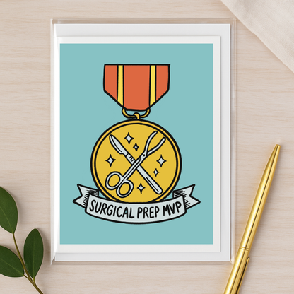 Veterinary Award Medal Notecards – Curated Variety Packs (4, 8, or 16 Designs)
