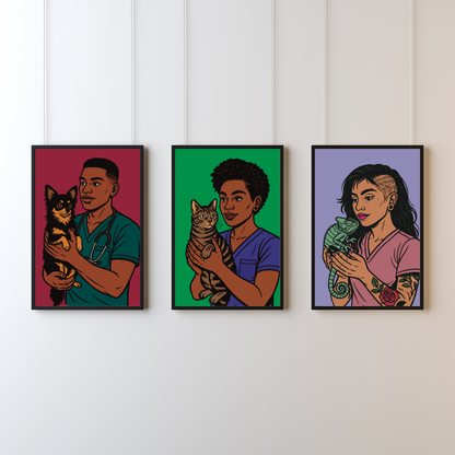 🐕‍🦺 💛 Small Dog Big Spirit Fine Art Print