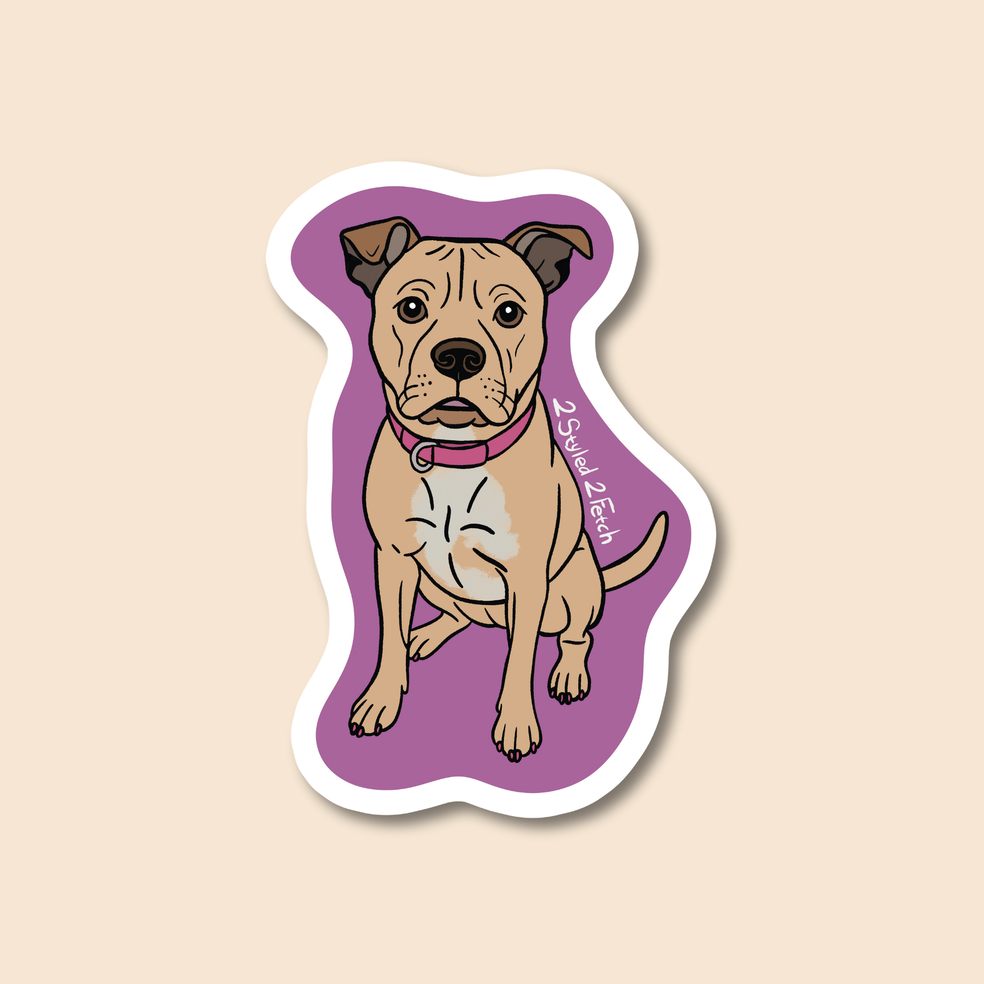 2 Styled 2 Fetch Vinyl – Funny Vet Life Sticker or Stationery | Vet ...