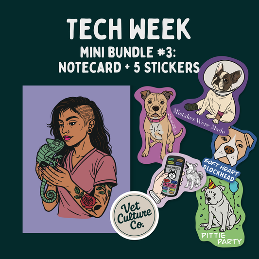 Mini Bundle #3: Notecard & 5 Stickers