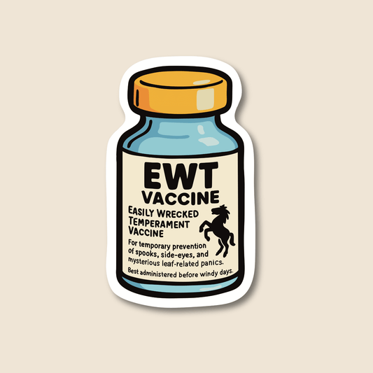 EWT Vaccine – Funny Vet Sticker