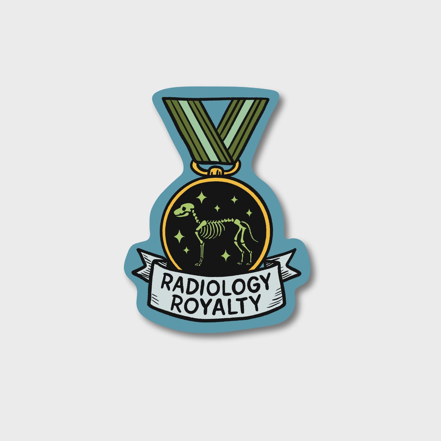 Radiology Royalty – Award Medal Sticker