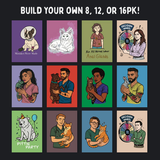Build Your Own Vet Life Notecard Pack