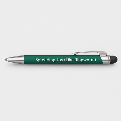 Funny Veterinary Pens – Laser-Engraved 3-Pack | Calm Aura, Spreading Joy & Professional Cat Wrangler