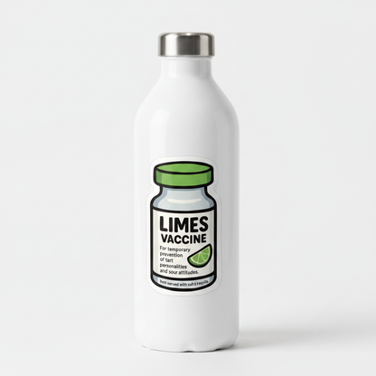 Limes Vaccine – Funny Vet Sticker