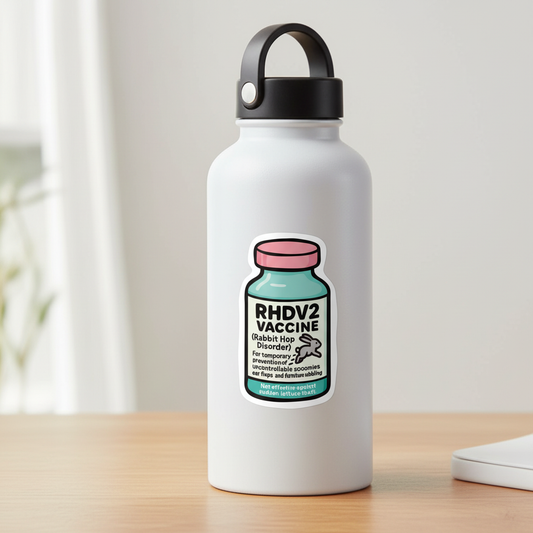 RHDV2 Vaccine – Funny Vet Sticker