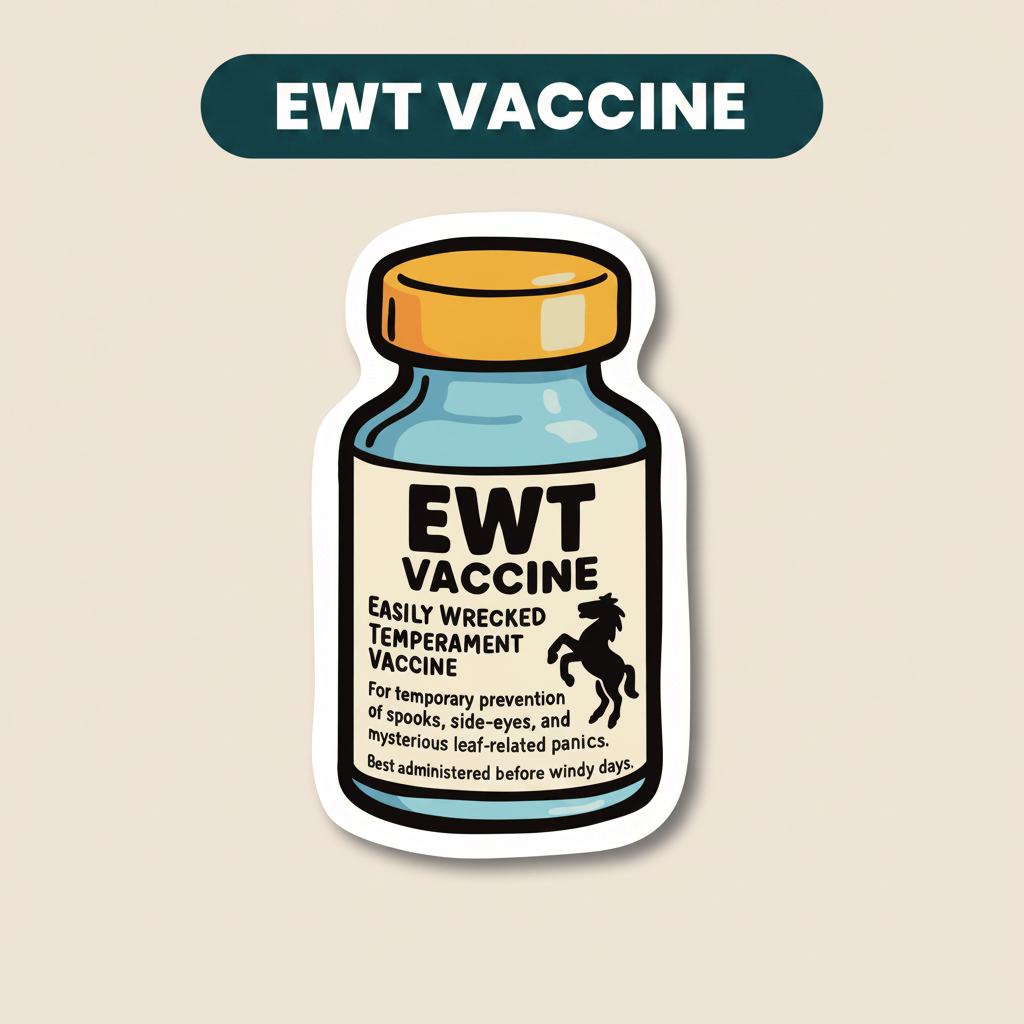 EWT Vaccine – Funny Vet Sticker