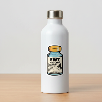 EWT Vaccine – Funny Vet Sticker